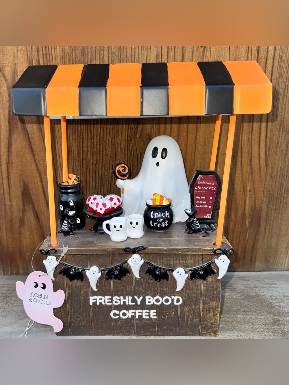 Cute 🥰 Halloween Ghost 👻 Boo's Cafe Freshly Boo’d Coffee Cart Viral Halloween